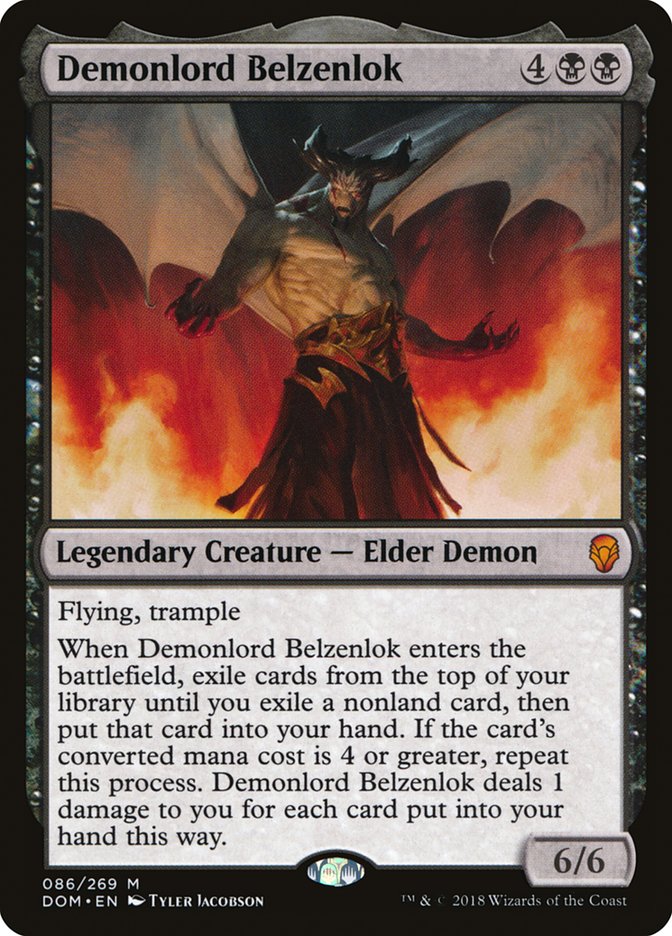 Demonlord Belzenlok [Dominaria] Foil