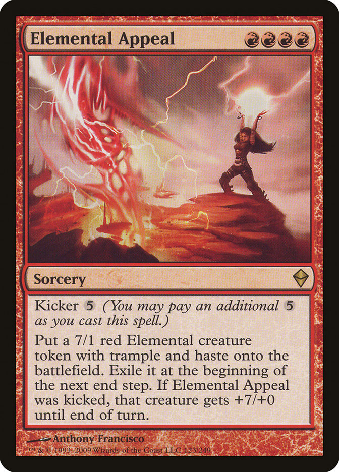 Elemental Appeal [Zendikar] Foil