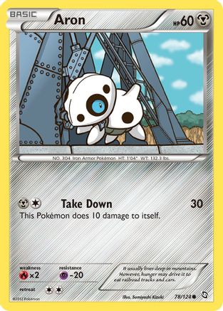 Aron (78/124) [Black & White: Dragons Exalted] Reverse Holofoil