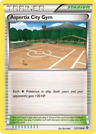 Aspertia City Gym (127/149) [Black & White: Boundaries Crossed] Reverse Holofoil