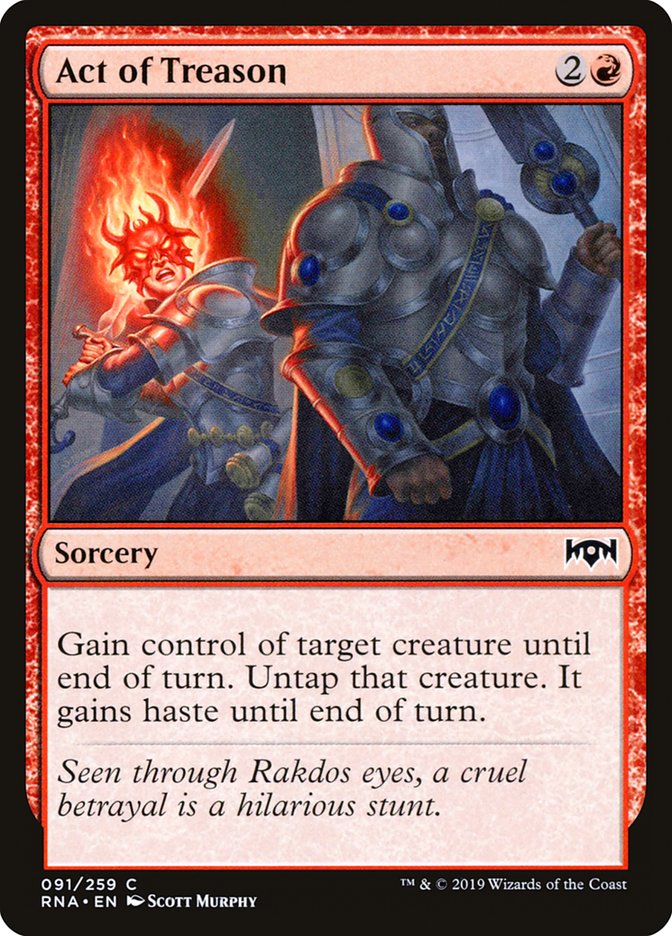 Act of Treason [Ravnica Allegiance] Foil