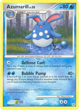 Azumarill (18/130) [Diamond & Pearl: Base Set] Reverse Holofoil