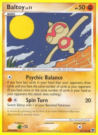 Baltoy (60/106) [Diamond & Pearl: Great Encounters] Reverse Holofoil