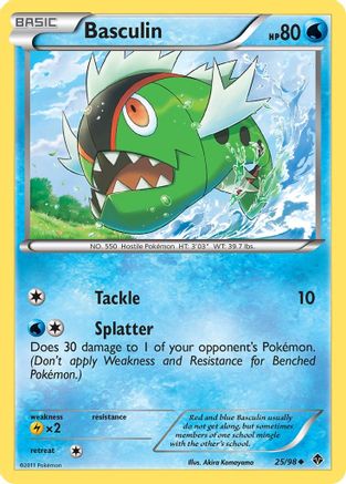 Basculin (25/98) [Black & White: Emerging Powers] Reverse Holofoil