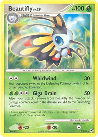 Beautifly (19/130) [Diamond & Pearl: Base Set] Reverse Holofoil