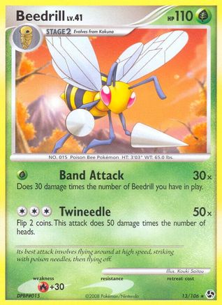 Beedrill (13/106) [Diamond & Pearl: Great Encounters] Reverse Holofoil