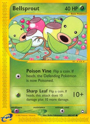 Bellsprout (68/147) [Aquapolis] Reverse Holofoil