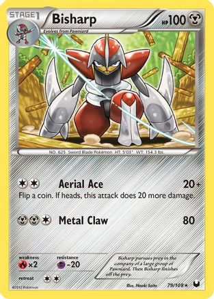 Bisharp (79/108) [Black & White: Dark Explorers] Reverse Holofoil