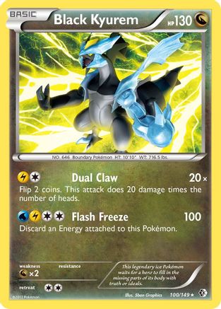 Black Kyurem (100/149) [Black & White: Boundaries Crossed] Reverse Holofoil