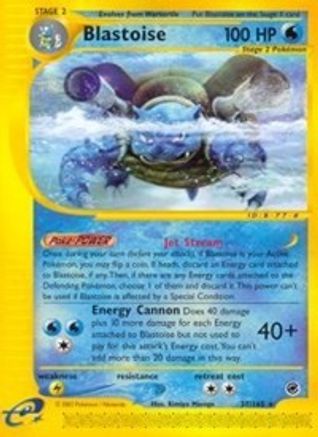 Blastoise (37/165) [Expedition: Base Set] Reverse Holofoil