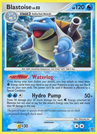 Blastoise (2/132) [Diamond & Pearl: Secret Wonders] Reverse Holofoil