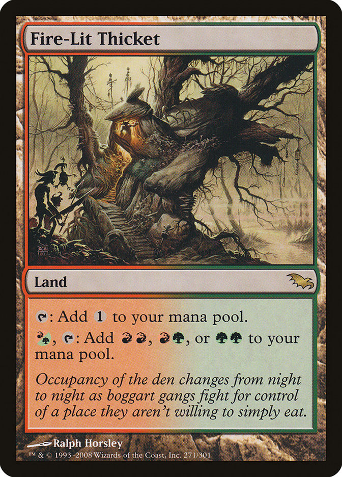 Fire-Lit Thicket [Shadowmoor] Foil