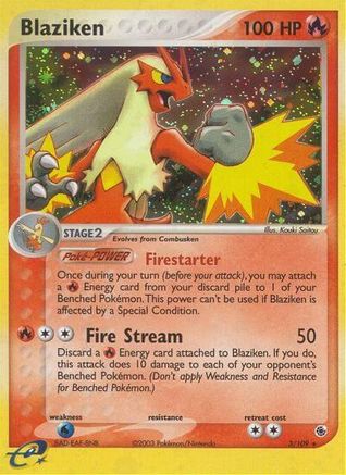 Blaziken (3/109) [EX: Ruby & Sapphire] Reverse Holofoil