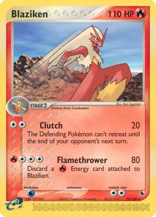 Blaziken (15/109) [EX: Ruby & Sapphire] Reverse Holofoil