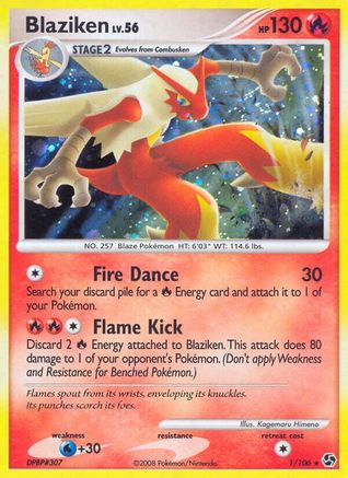 Blaziken (1/106) [Diamond & Pearl: Great Encounters] Reverse Holofoil