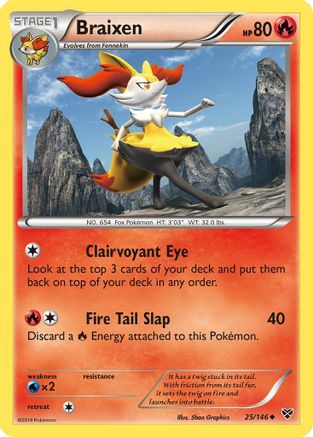 Braixen (25/146) [XY: Base Set] Reverse Holofoil