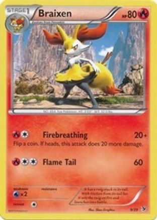 Braixen (9/39) [XY: Kalos Starter Set] Holofoil