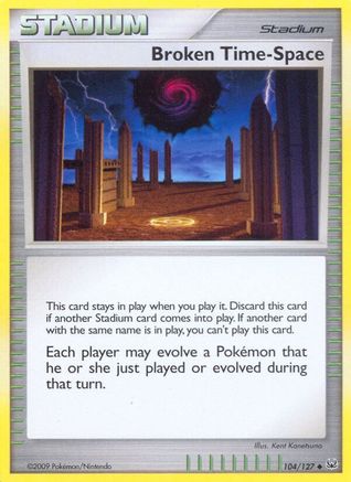 Broken Time-Space (104/127) [Platinum: Base Set] Reverse Holofoil