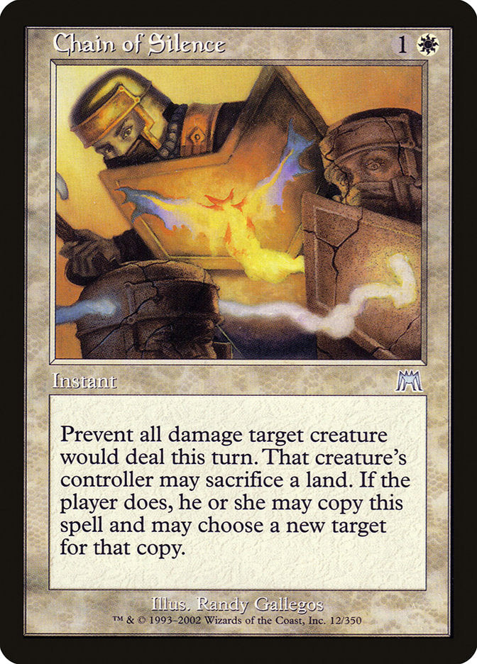 Chain of Silence [Onslaught] Foil