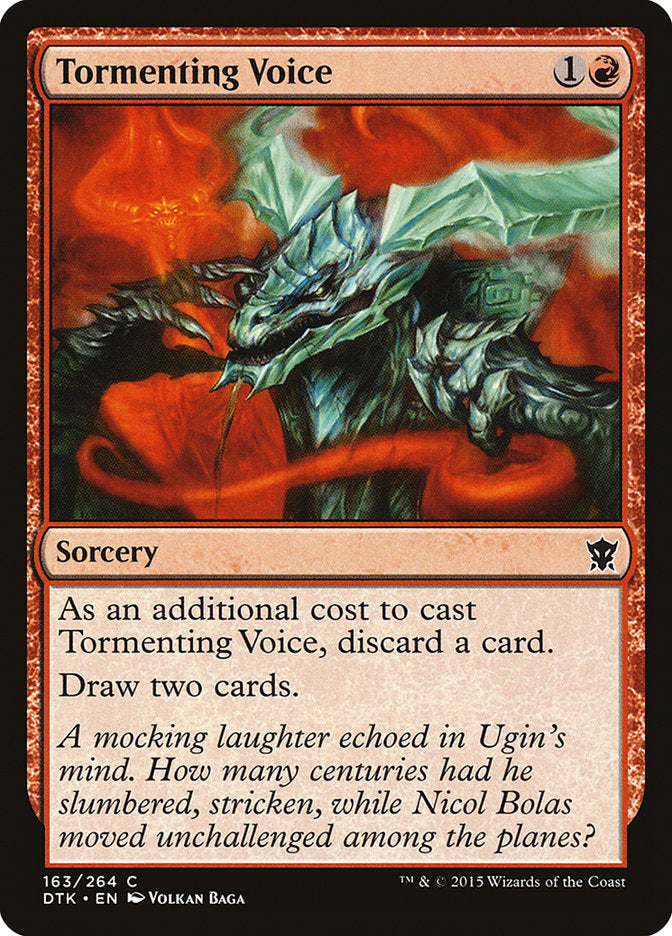 Tormenting Voice [Dragons of Tarkir] Foil