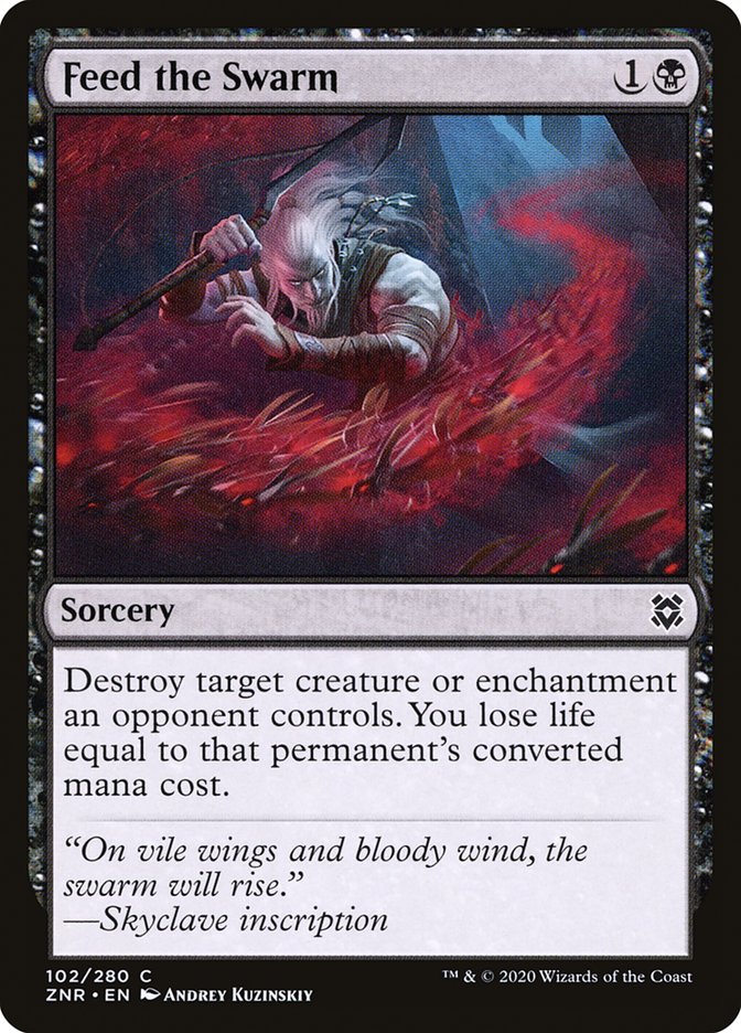Feed the Swarm [Zendikar Rising] Foil