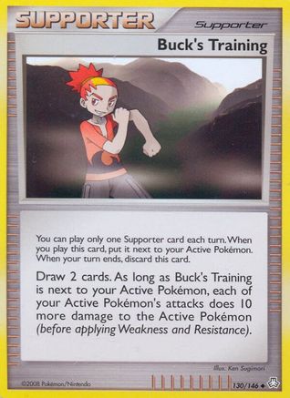Buck's Training (130/146) [Diamond & Pearl: Legends Awakened] Reverse Holofoil