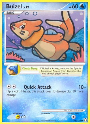 Buizel (75/123) [Diamond & Pearl: Mysterious Treasures] Reverse Holofoil