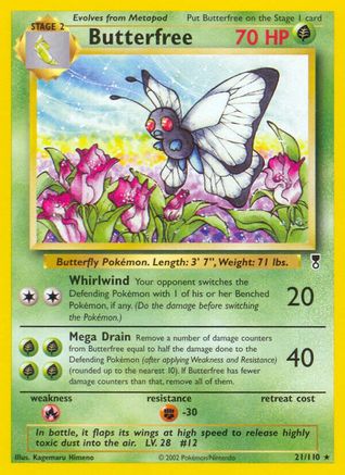 Butterfree (21/110) [Legendary Collection] Reverse Holofoil