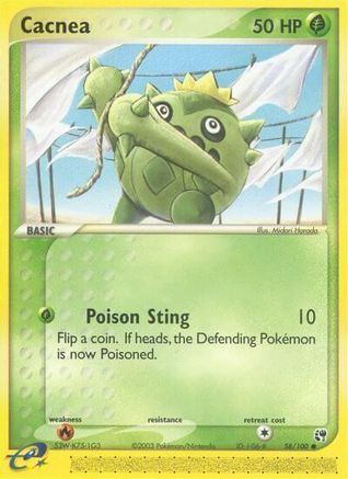 Cacnea (58/100) [EX: Sandstorm] Reverse Holofoil