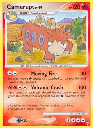 Camerupt (18/147) [Platinum: Supreme Victors] Reverse Holofoil