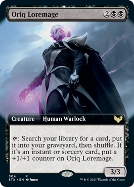 Oriq Loremage (Extended Art) [Strixhaven: School of Mages] Foil