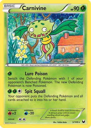 Carnivine (5/108) [Black & White: Dark Explorers] Reverse Holofoil