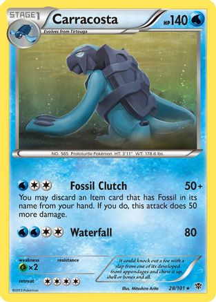 Carracosta (28/101) [Black & White: Plasma Blast] Reverse Holofoil