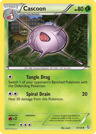 Cascoon (9/124) [Black & White: Dragons Exalted] Reverse Holofoil
