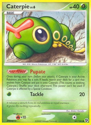Caterpie (63/106) [Diamond & Pearl: Great Encounters] Reverse Holofoil