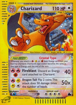 Charizard (146/144) [Skyridge] Reverse Holofoil