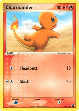 Charmander (58/112) [EX: FireRed & LeafGreen] Reverse Holofoil