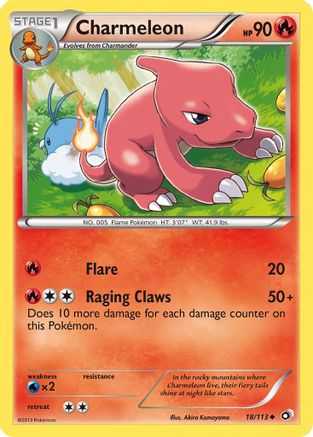 Charmeleon (18/113) [Black & White: Legendary Treasures] Reverse Holofoil