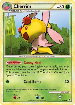 Cherrim (28/95) [HeartGold & SoulSilver: Unleashed] Reverse Holofoil
