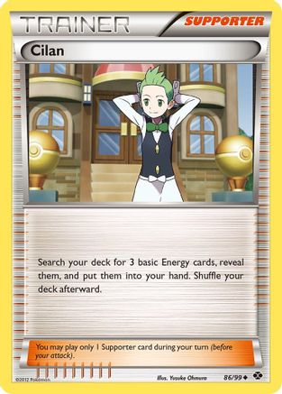 Cilan (86/99) [Black & White: Next Destinies] Reverse Holofoil
