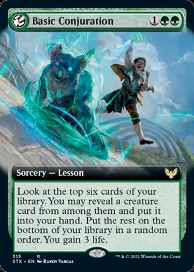 Basic Conjuration (Extended Art) [Strixhaven: School of Mages] Foil