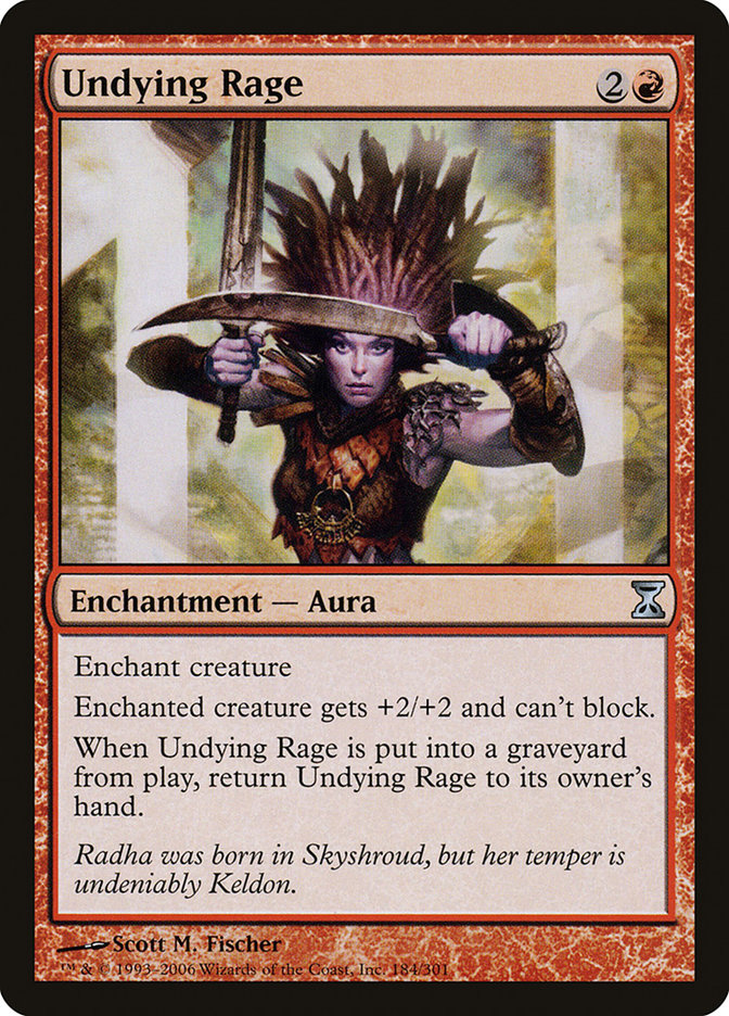 Undying Rage [Time Spiral] Foil