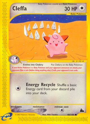 Cleffa (48/144) [Skyridge] Reverse Holofoil