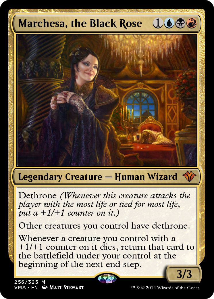 Marchesa, the Black Rose  [Vintage Masters] Foil