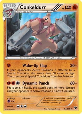 Conkeldurr (67/146) [XY: Base Set] Reverse Holofoil
