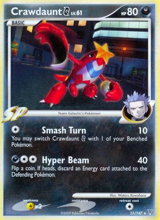 Crawdaunt G (23/147) [Platinum: Supreme Victors] Reverse Holofoil