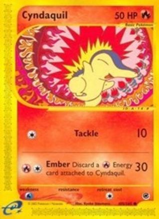 Cyndaquil (105/165) [Expedition: Base Set] Reverse Holofoil