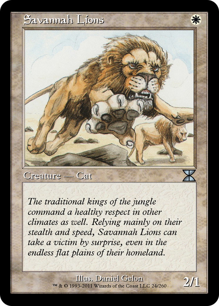 Savannah Lions  [Masters Edition IV] Foil