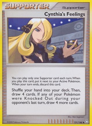 Cynthia's Feelings (131/146) [Diamond & Pearl: Legends Awakened] Reverse Holofoil