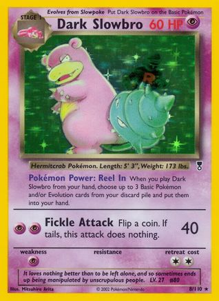 Dark Slowbro (8/110) [Legendary Collection] Reverse Holofoil